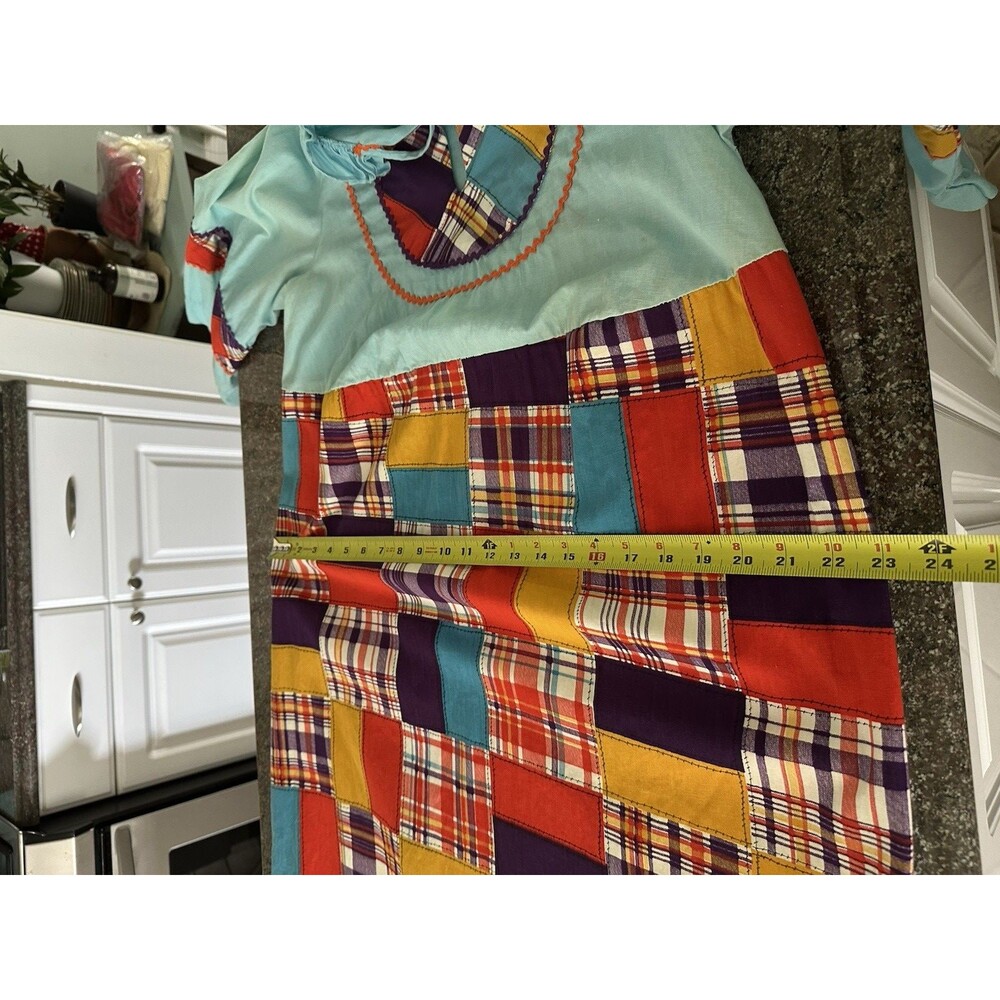 Vintage Periphery Unbranded Patchwork Peasant Max… - image 8